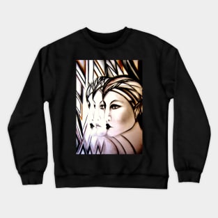 ART DECO FLAPPER TRIO Jacqueline Mcculloch Crewneck Sweatshirt